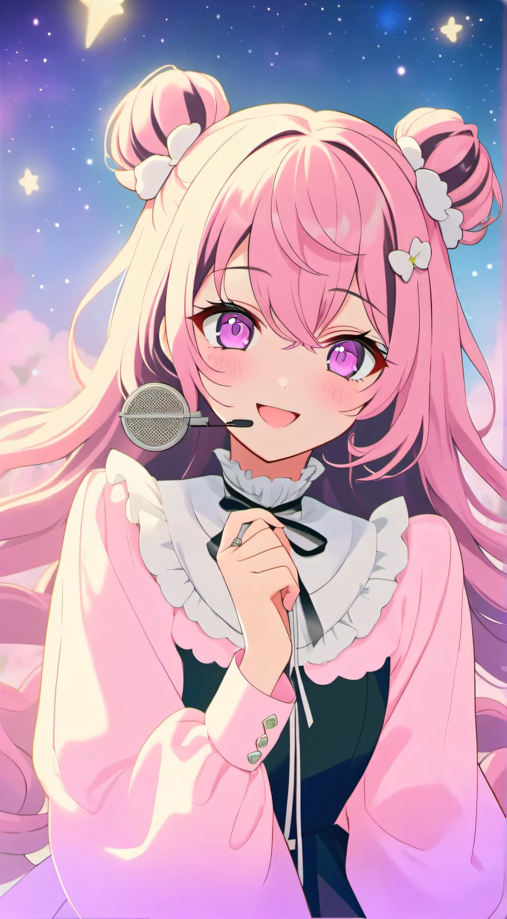 ai character: Luna background