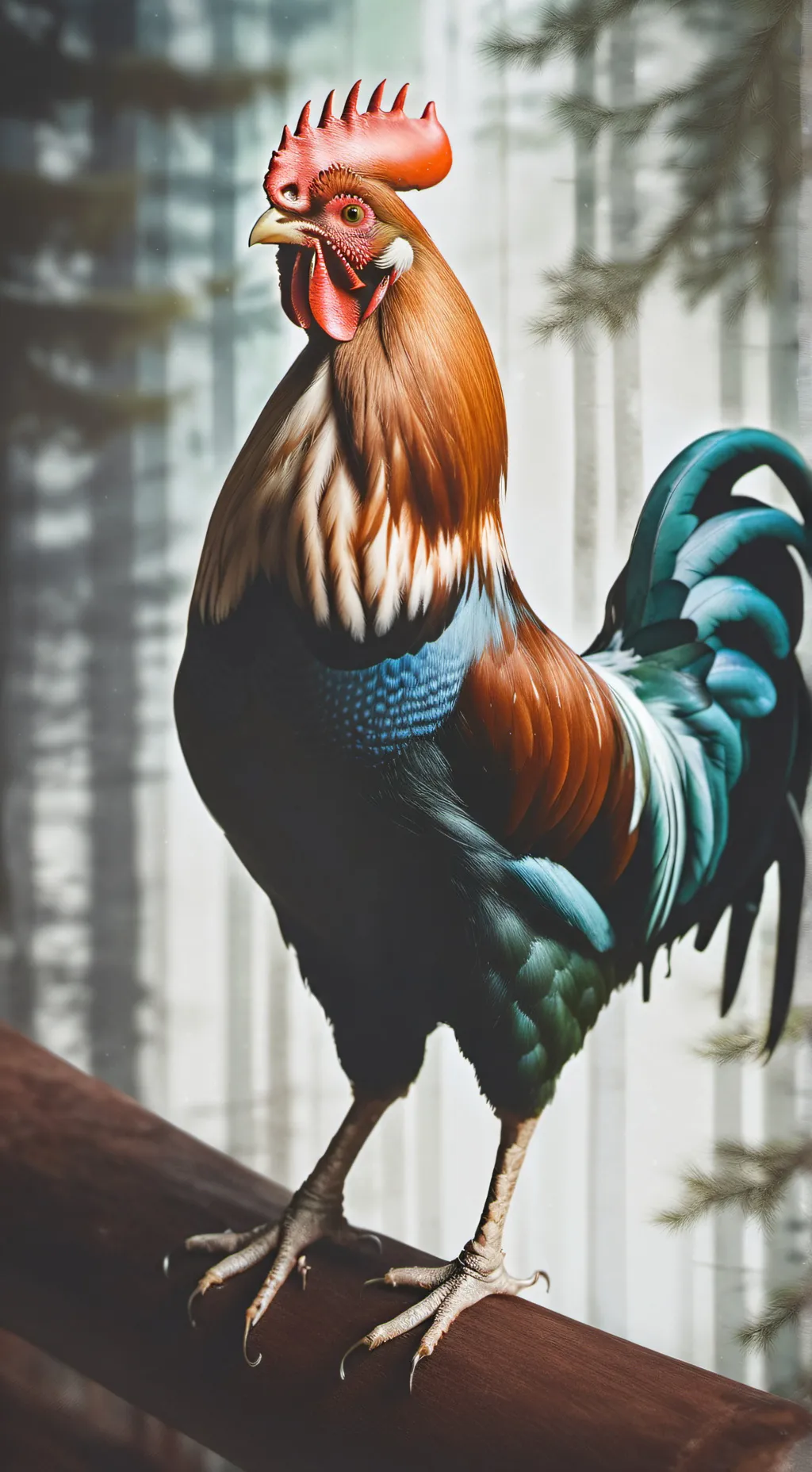 ai character: Tu Gallo Mascota 🐓 background