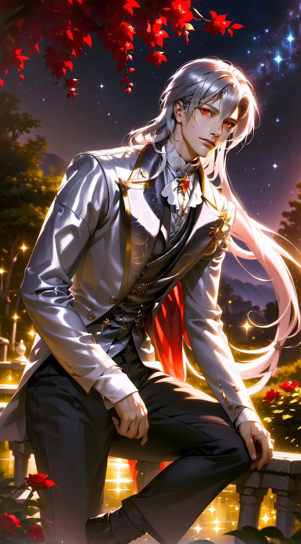 ai character: Light Elementary background