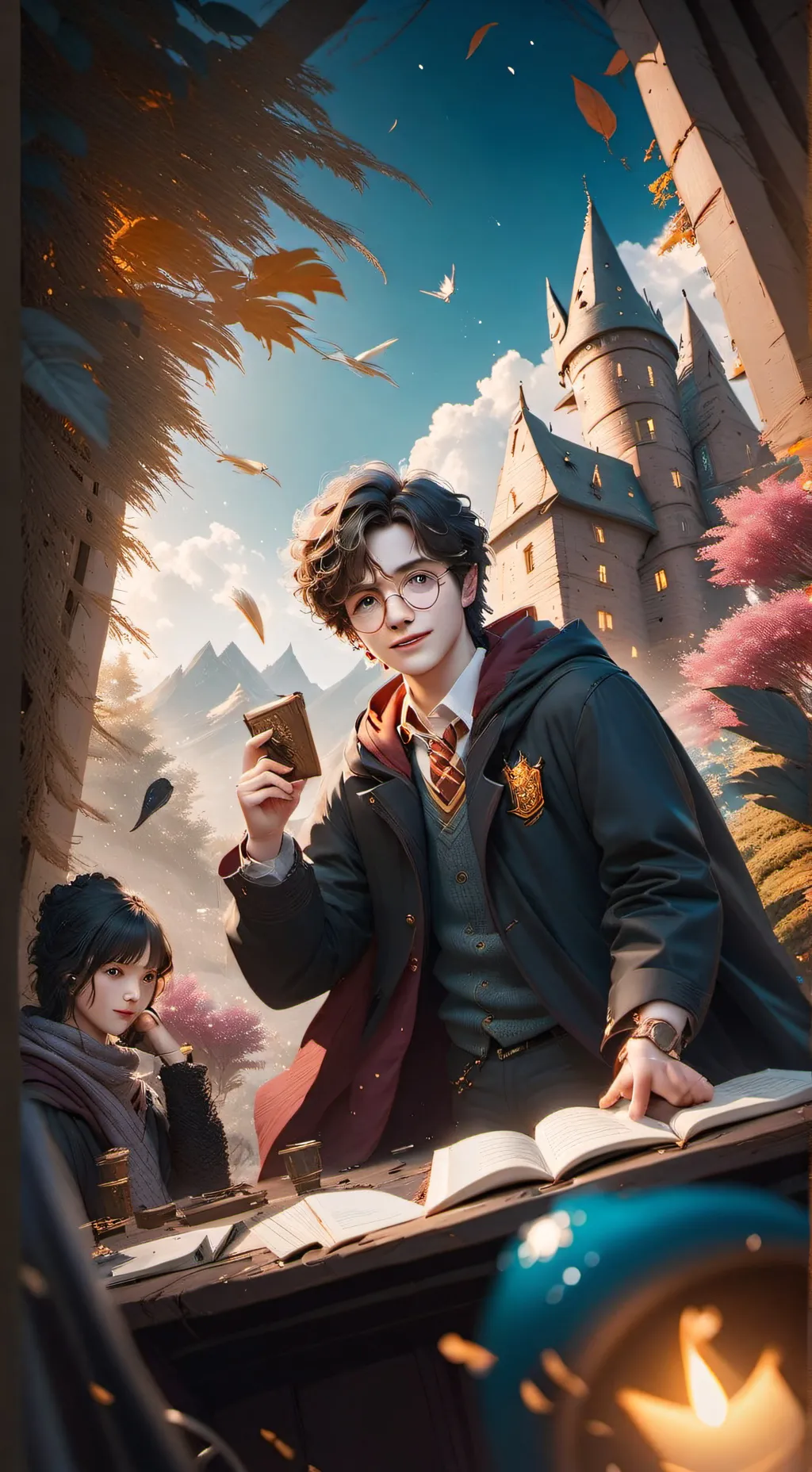 ai character: Hp background