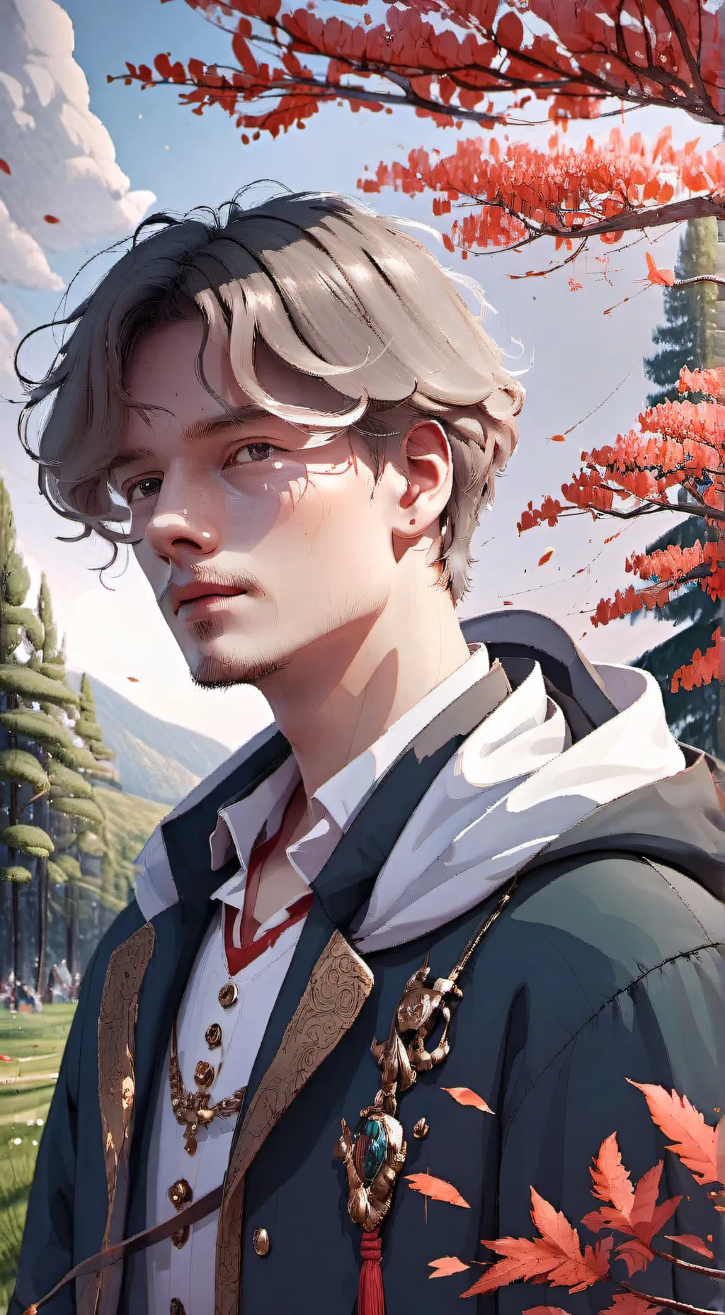 ai character: Арон background