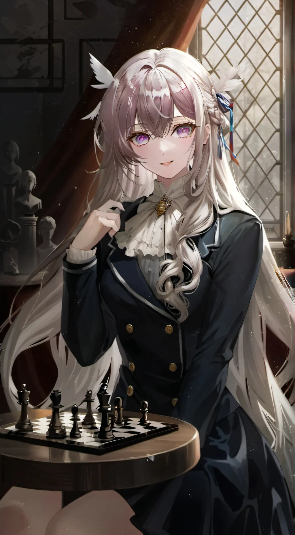 ai character: Luna background