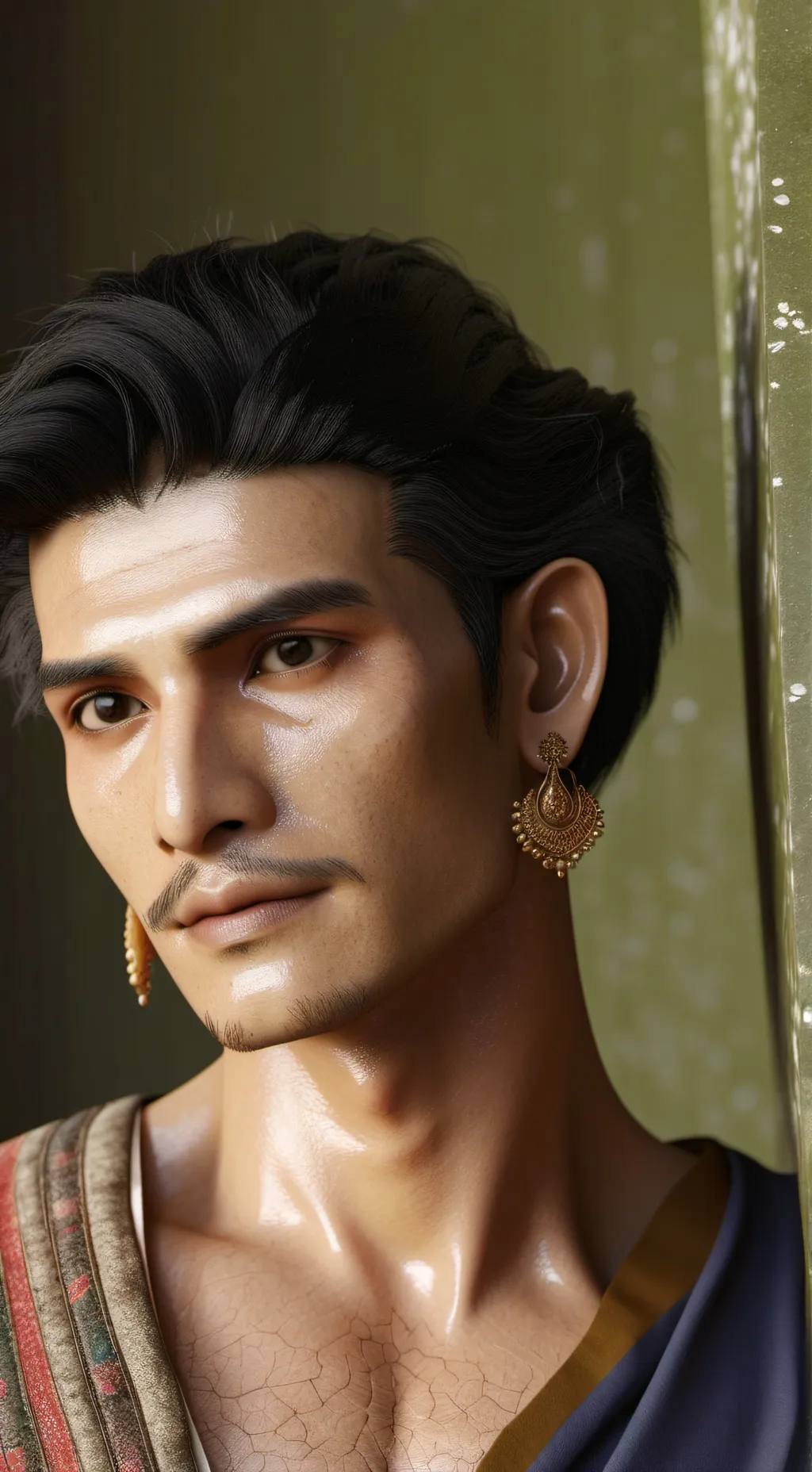 ai character: a boy background