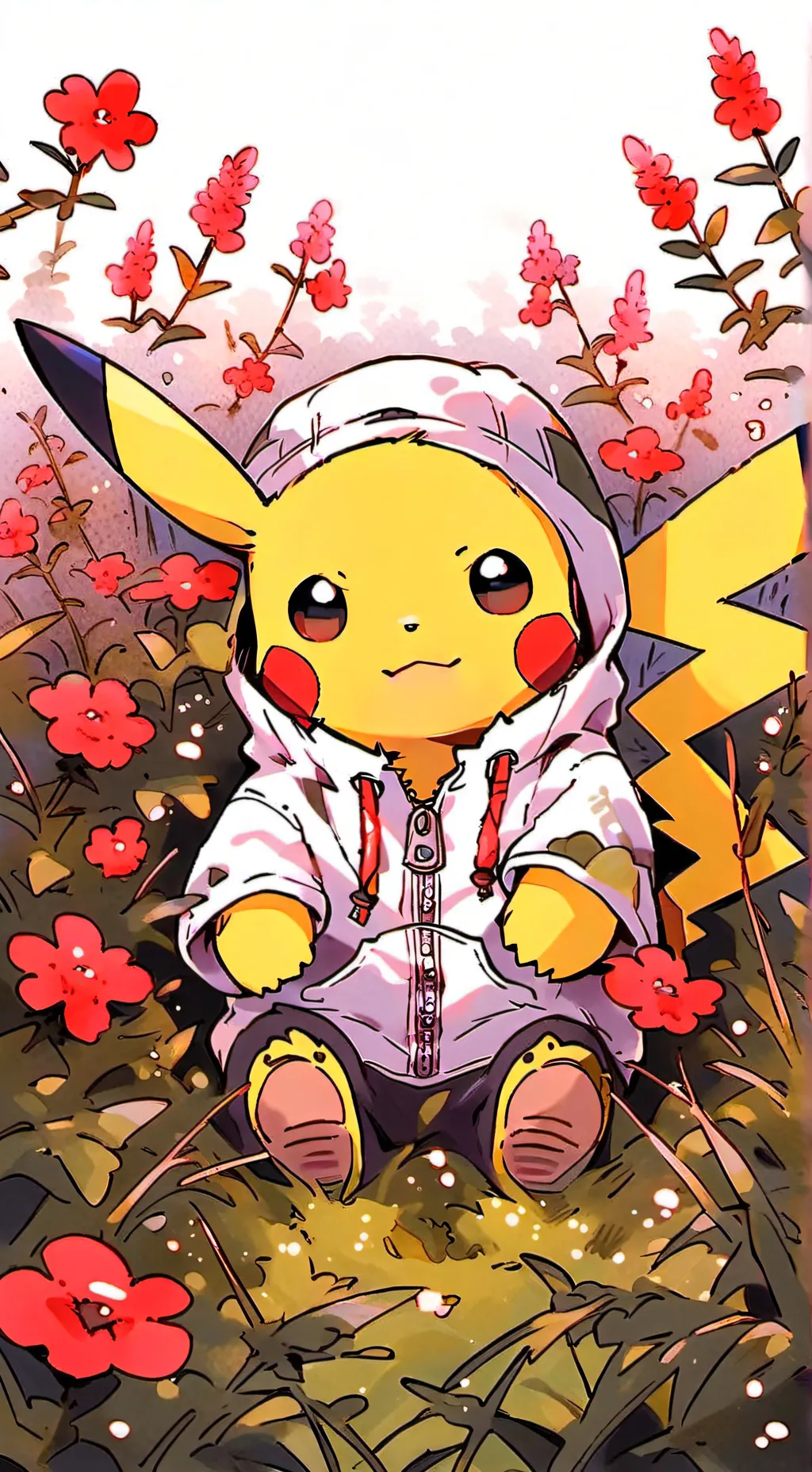 ai character: Pikachu background