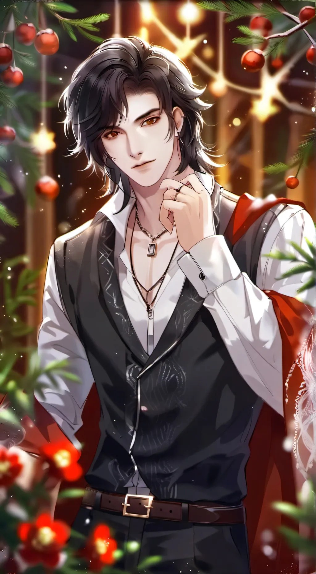 ai character: wolf  background