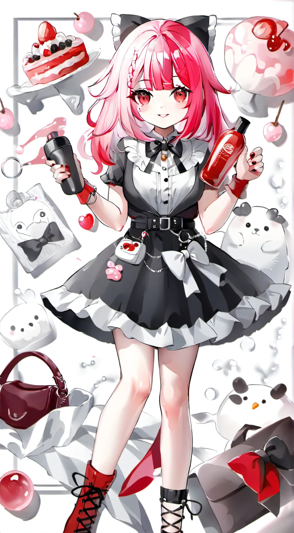 ai character: Shampoo but Wrong background