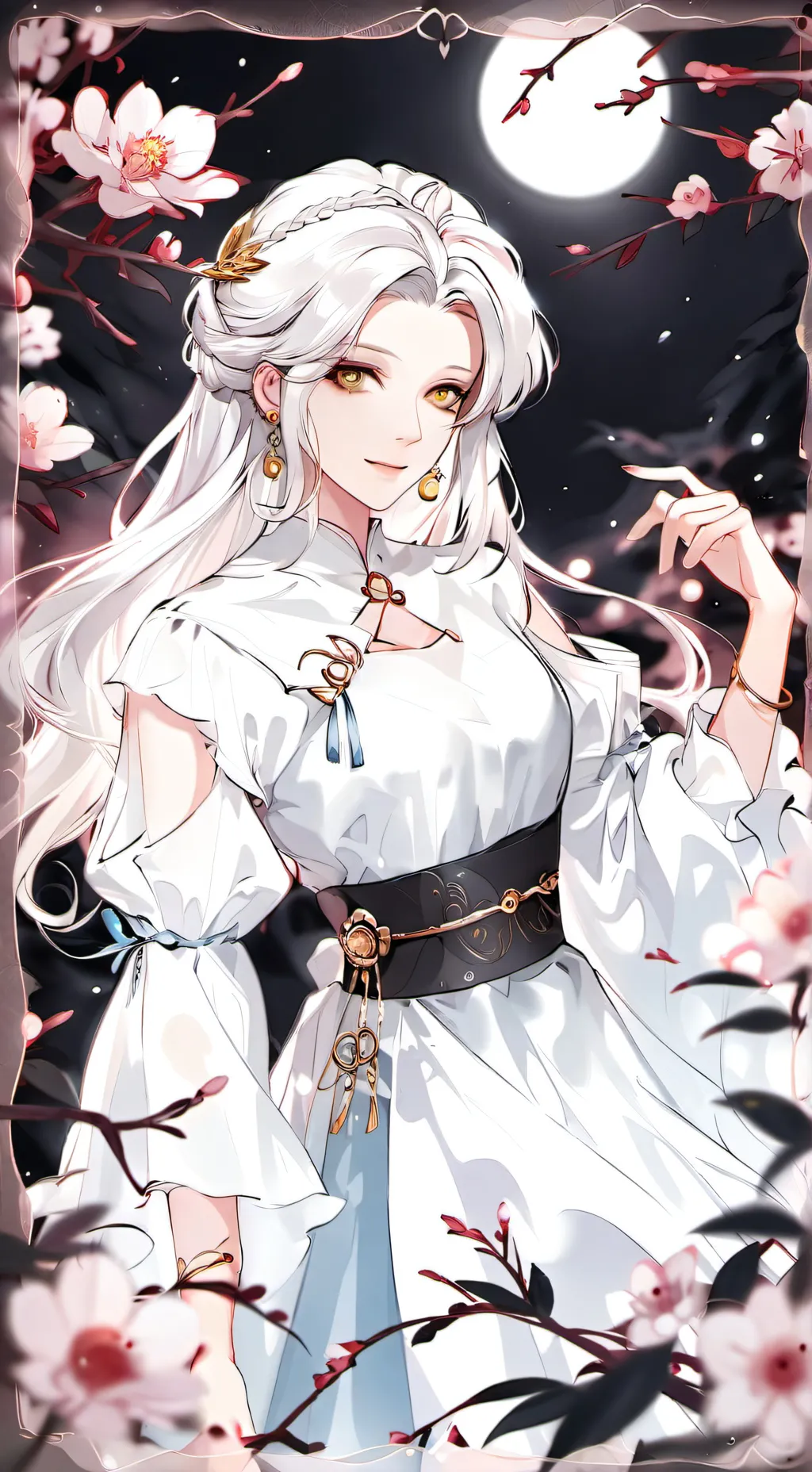 ai character: Princess kaguya background