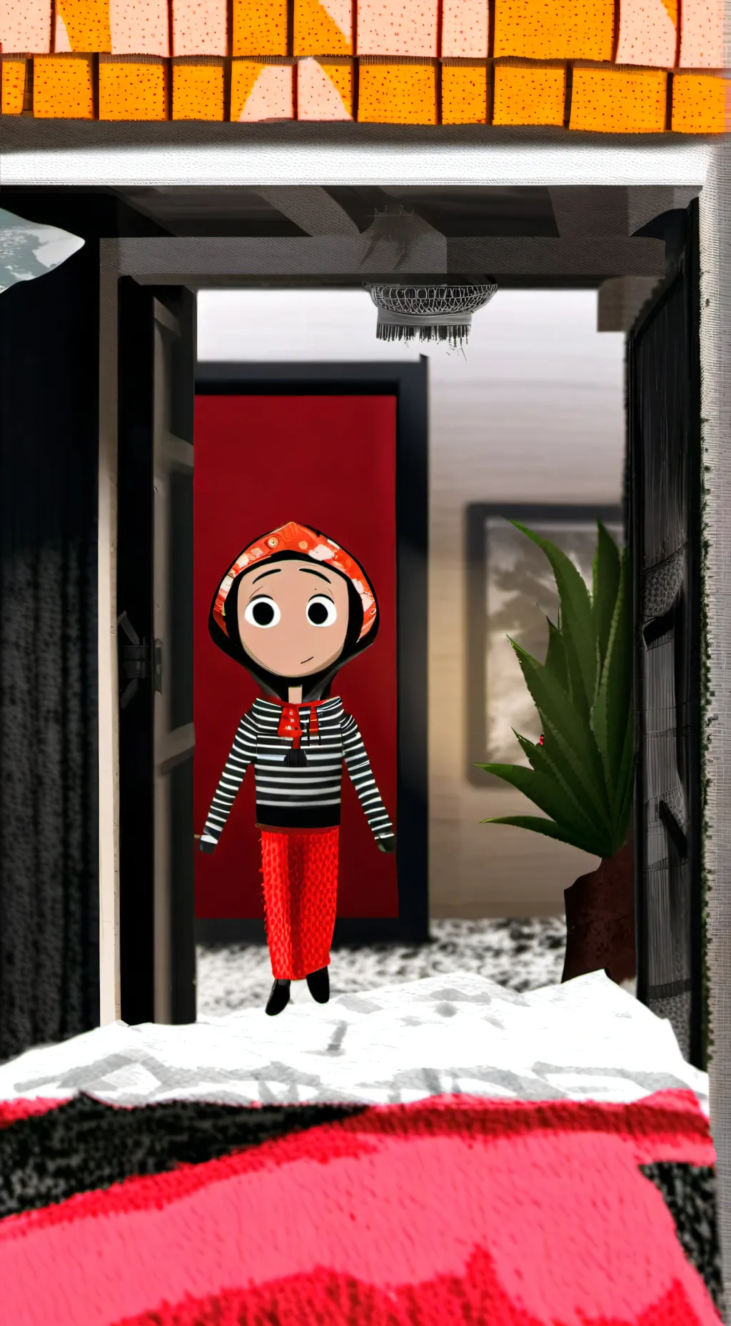 ai character: spunki hates sky background