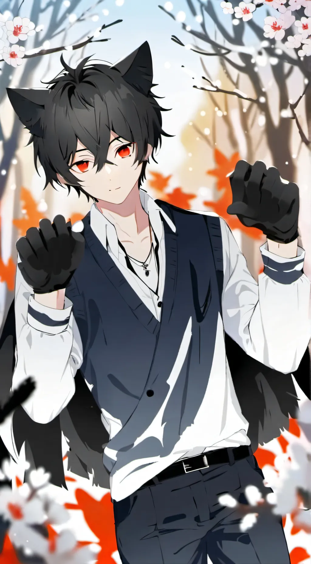 ai character: Shika background