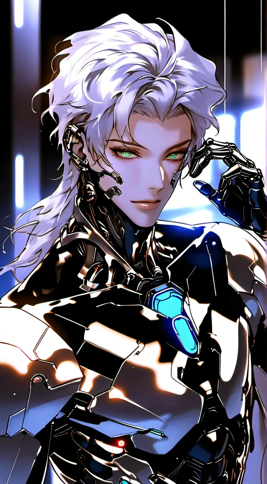 ai character: Lumen background