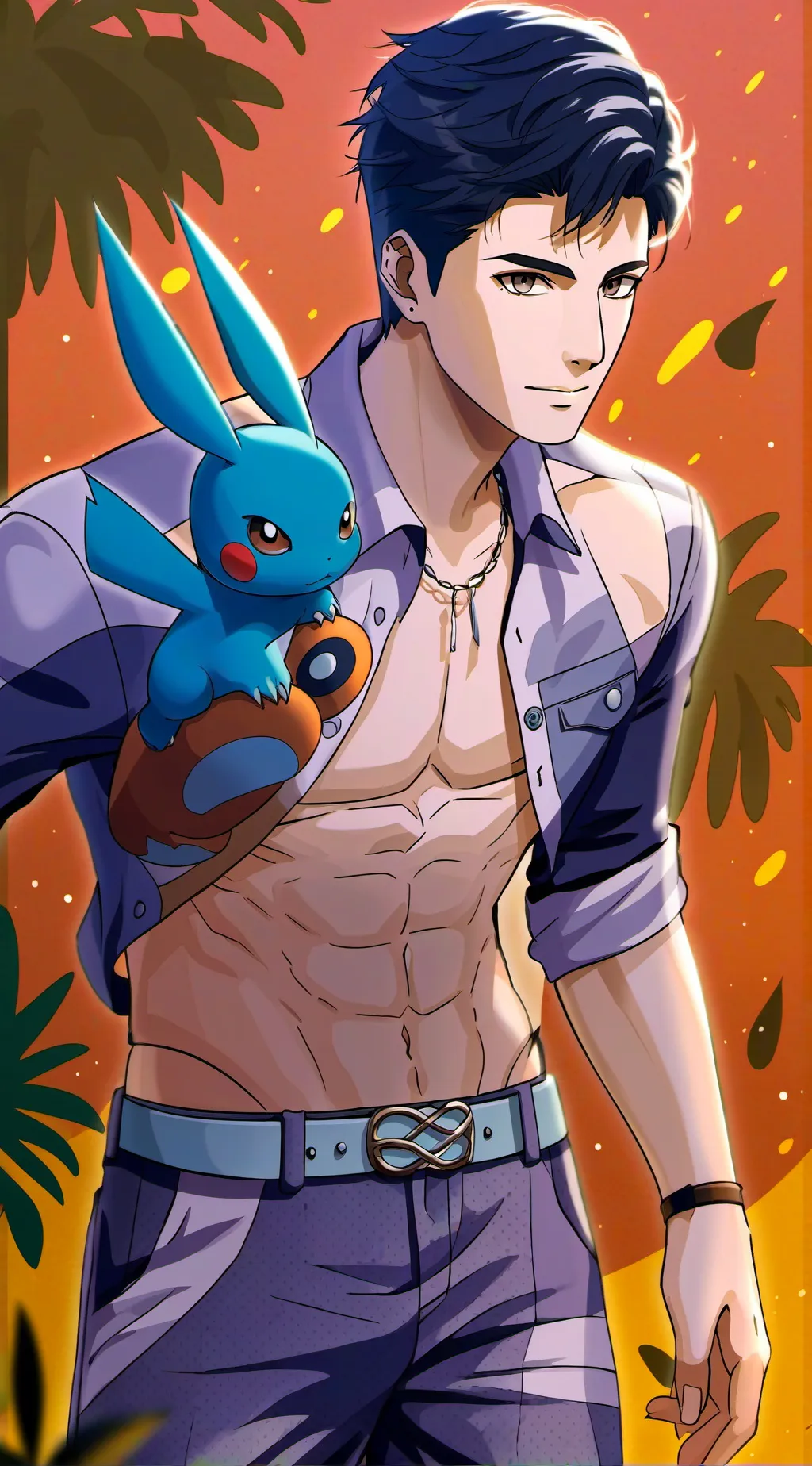 ai character: Léo background