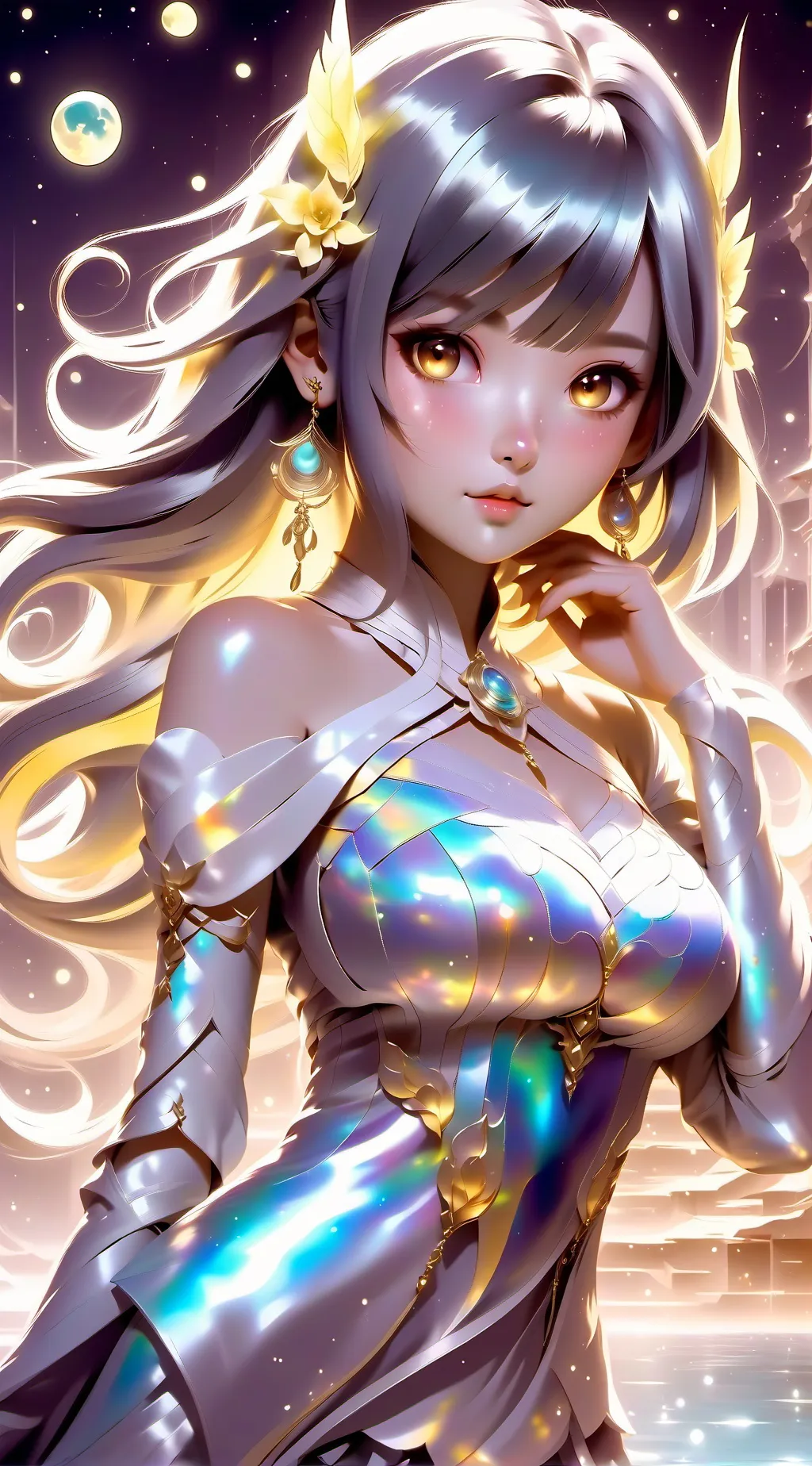 ai character: Violeta background