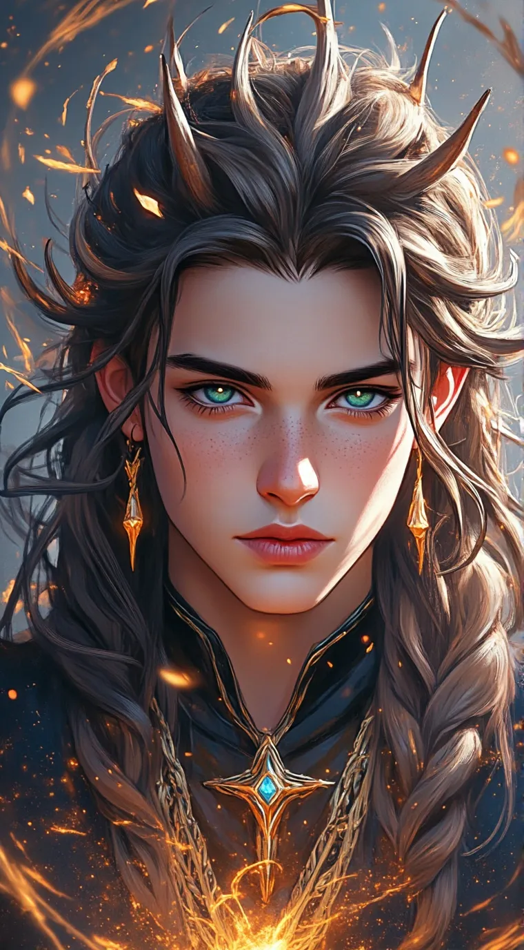 ai character: Леон background