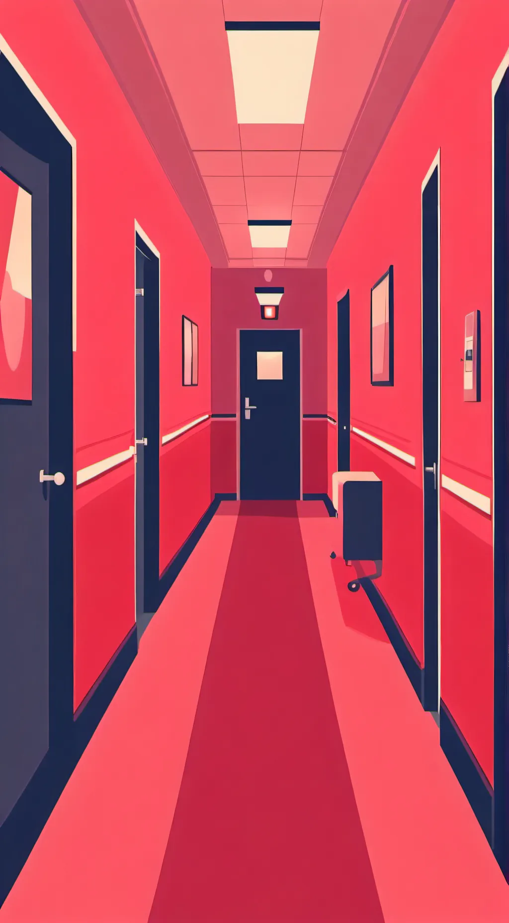 ai character: RUN FOR YOUR LIFE background