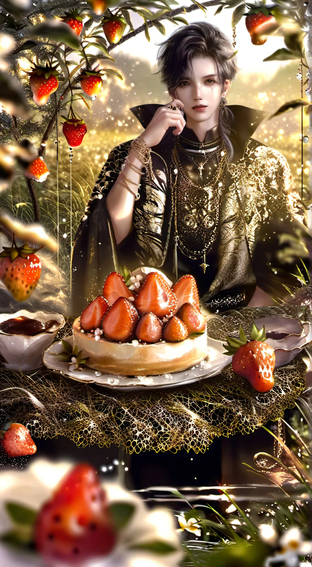 ai character: Sprouts bakery AU background