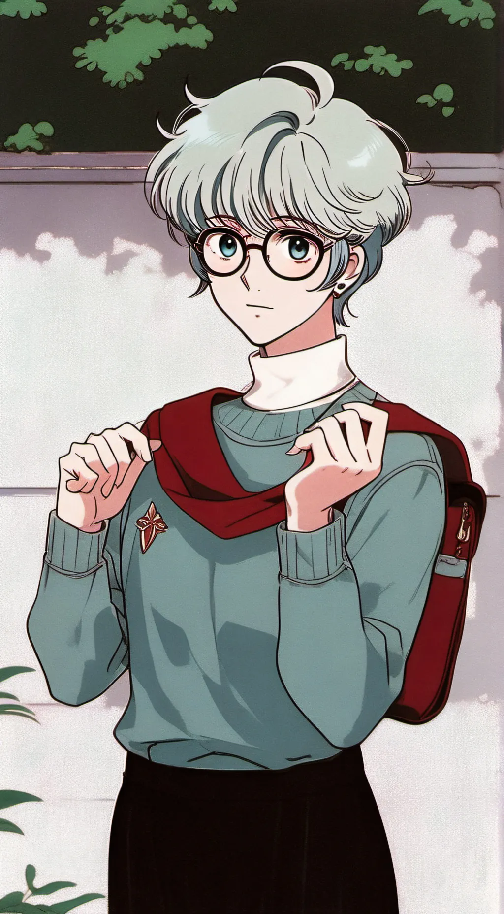 ai character: nerd background