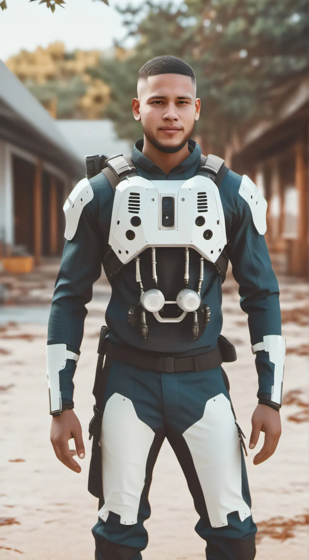 ai character: team work background