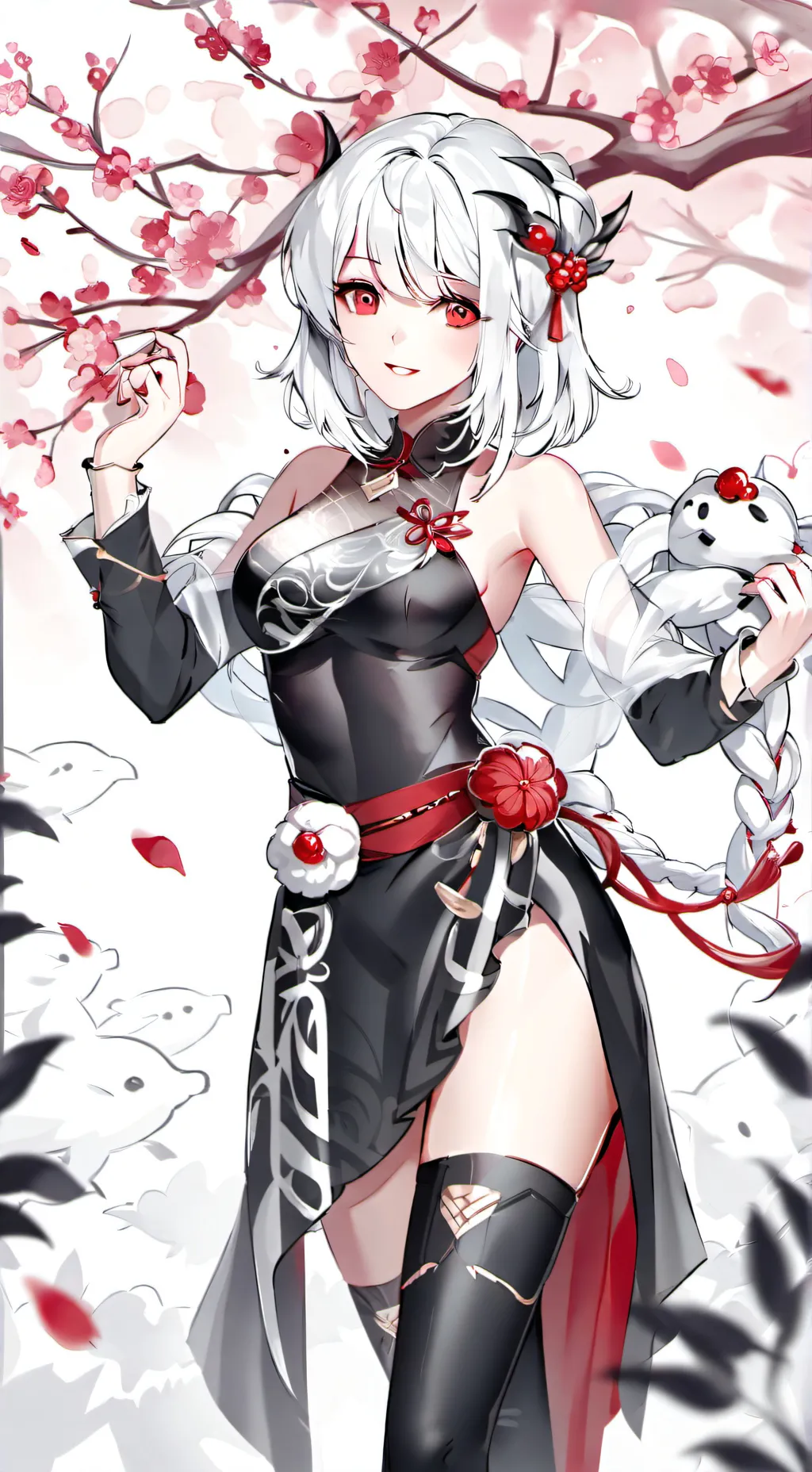 ai character: aBril background