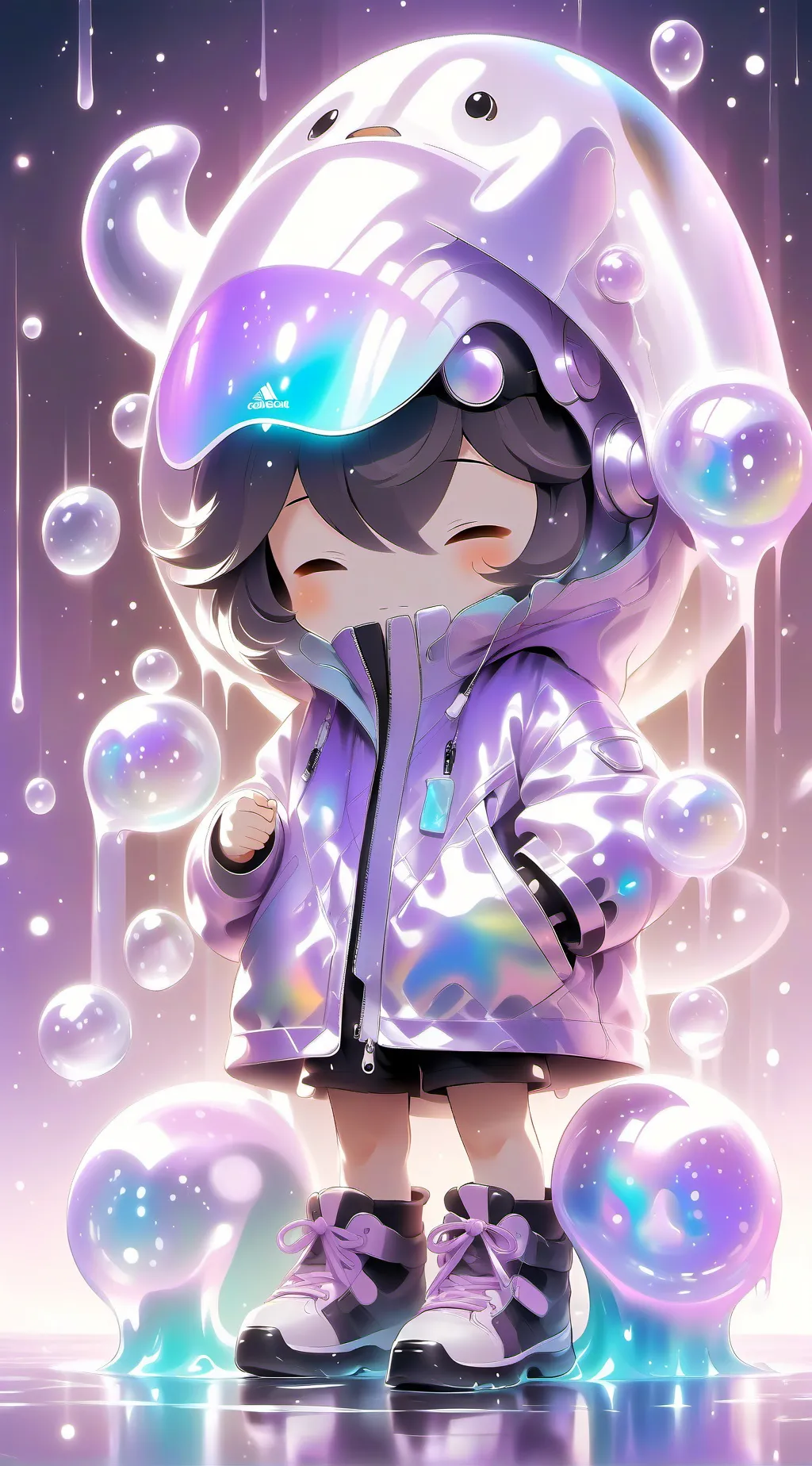 ai character: 🎀monyca🎀 background