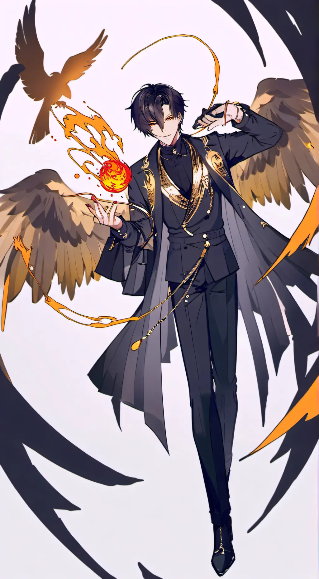 ai character: Phoenix background