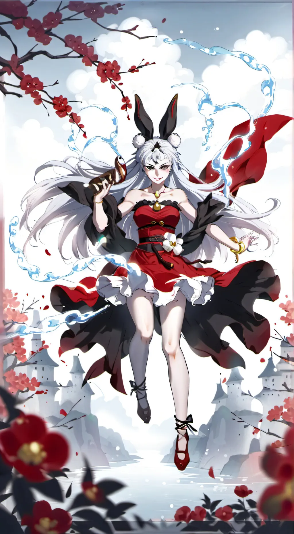 ai character: Daki background