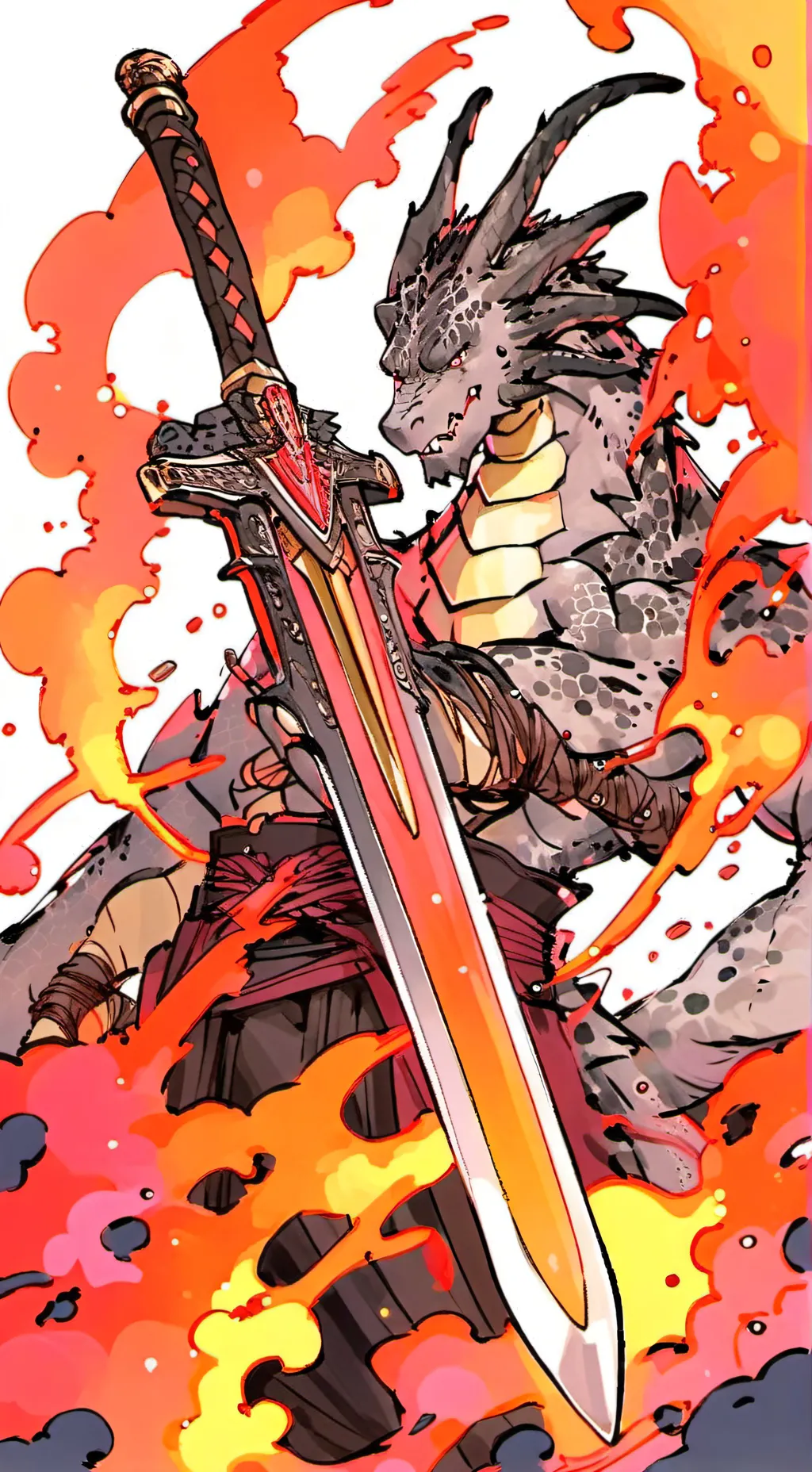 ai character: ...dr.a.g.on.---__ background