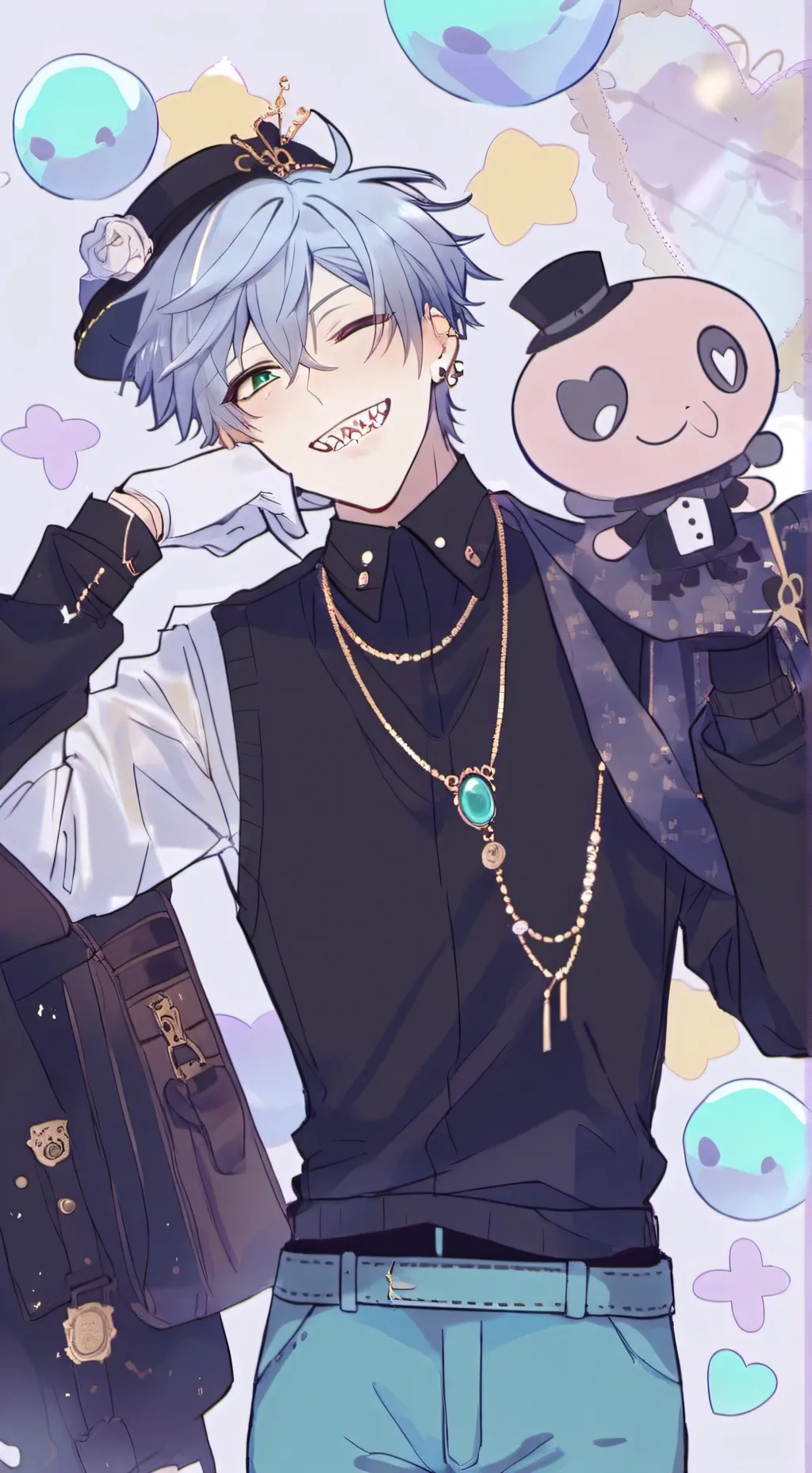 ai character: Francis gean koper background