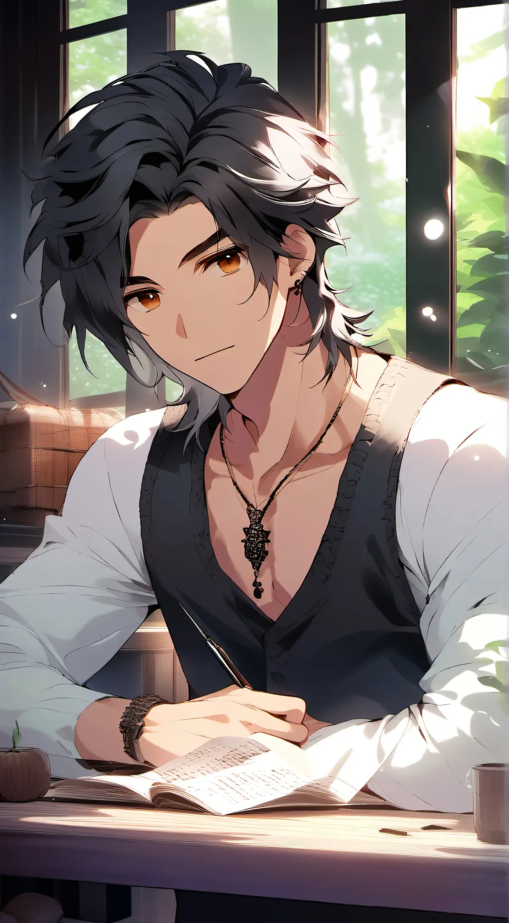 ai character: Marlon  background