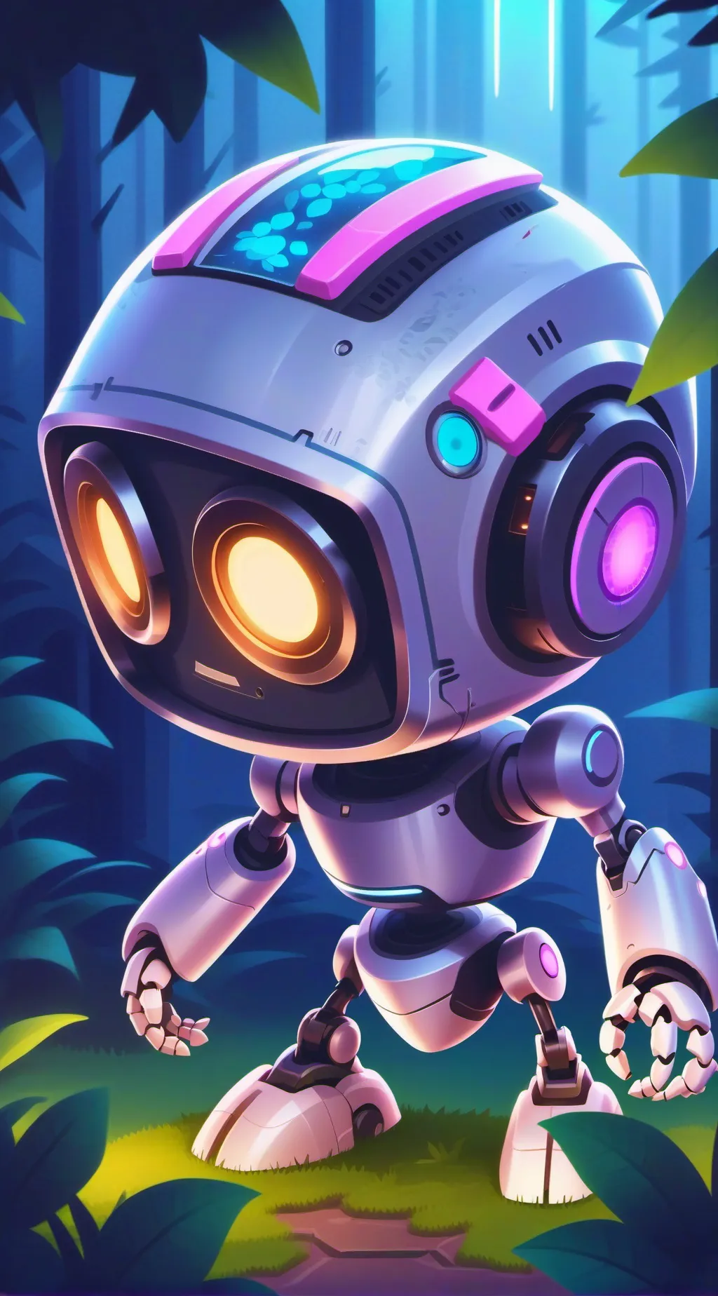 ai character: SRPUNKY FUN BOT background