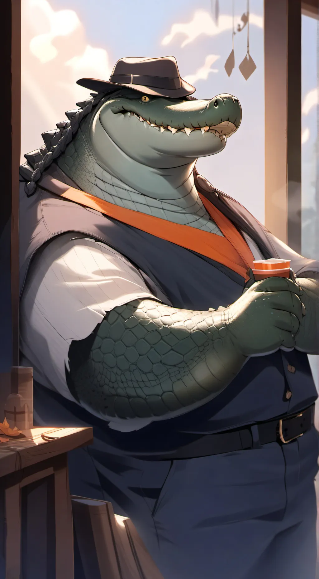 ai character: greg background