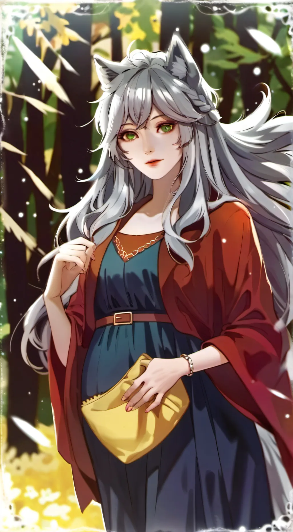 ai character: Wolf  background