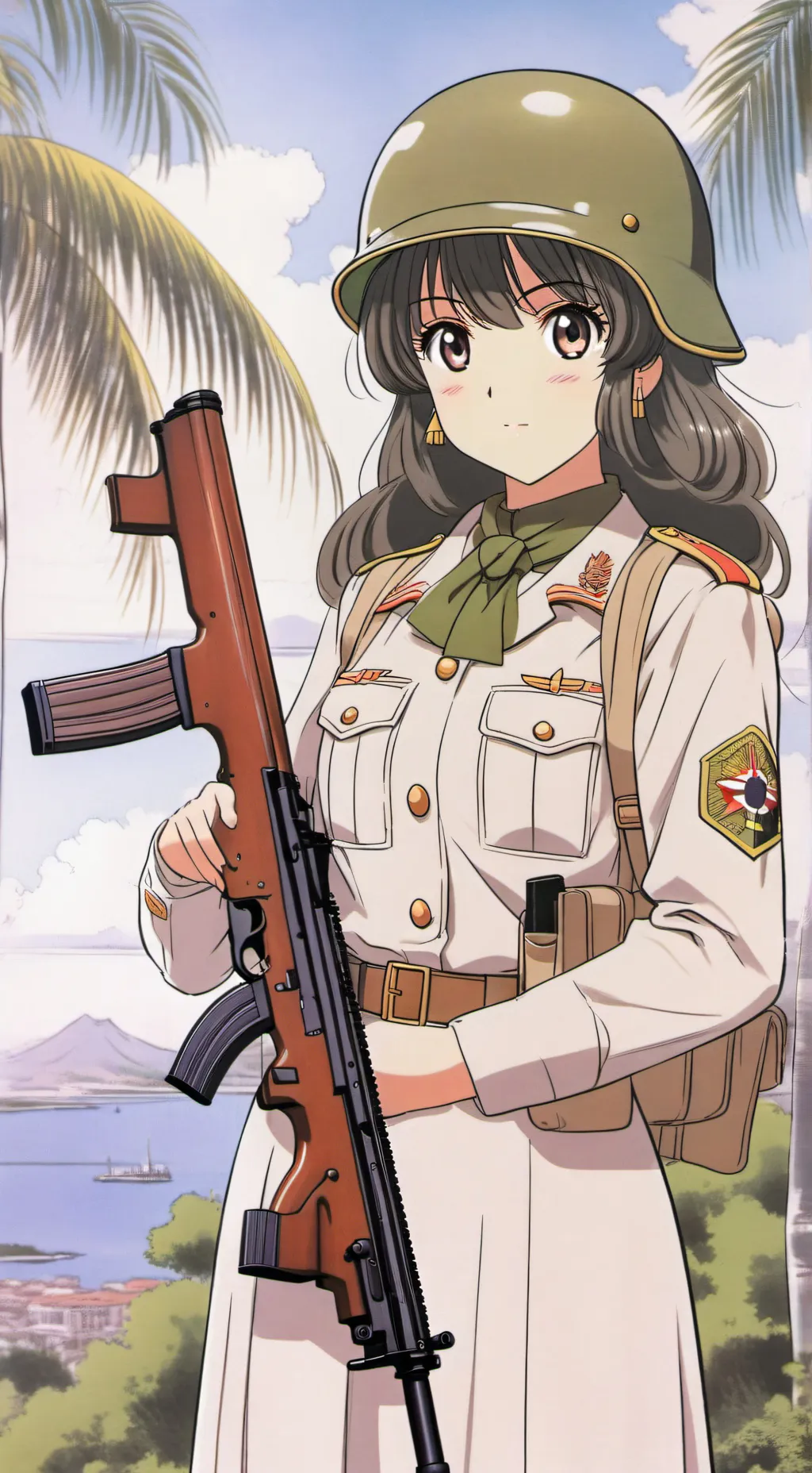 ai character: Evelyn carter  background