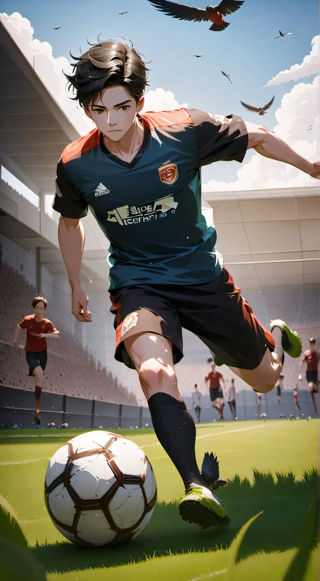 ai character: 🐞Football club🐞 background