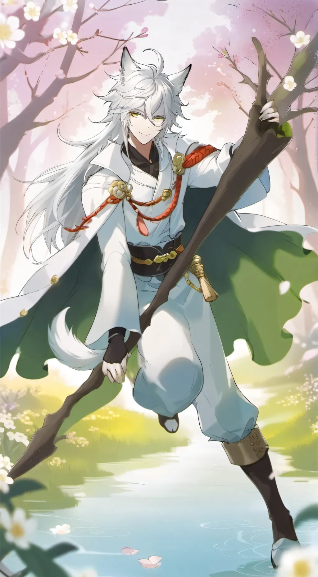 ai character: Lightness background