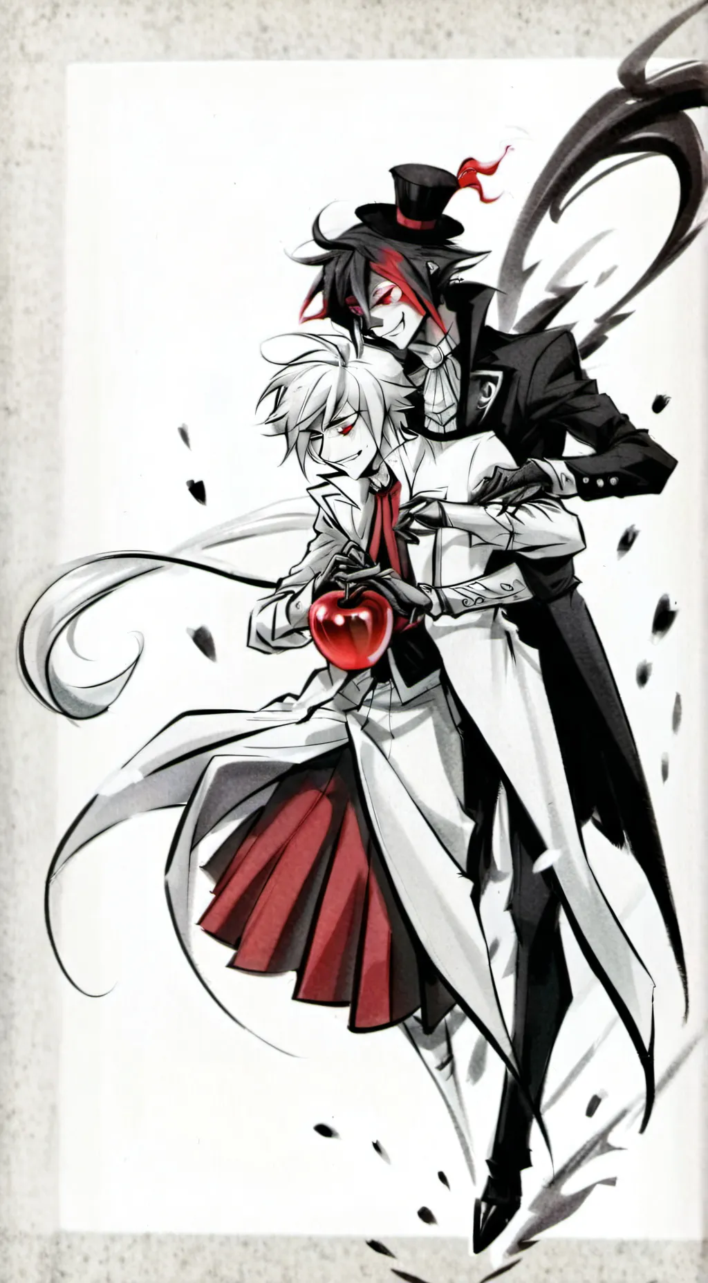 ai character: Radioapple  background