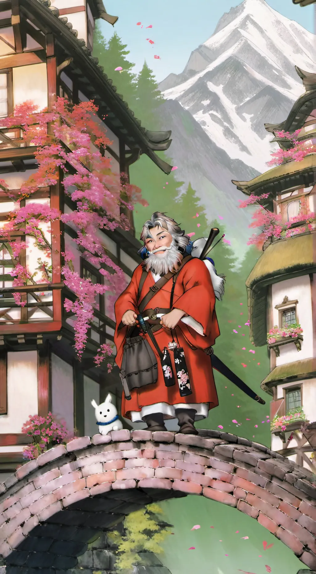 ai character: papai noel (S.Nic) background