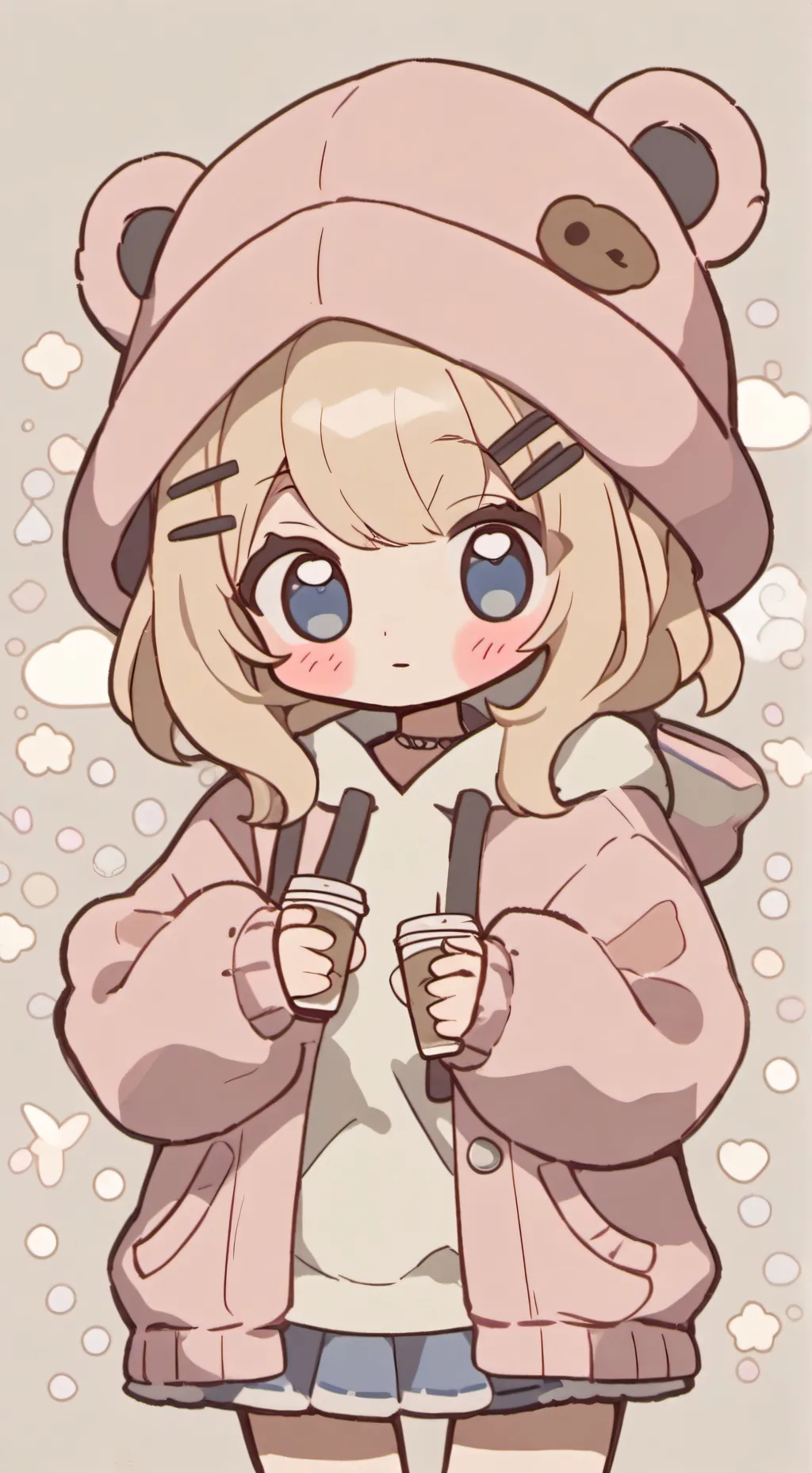 ai character: Ur little sis background