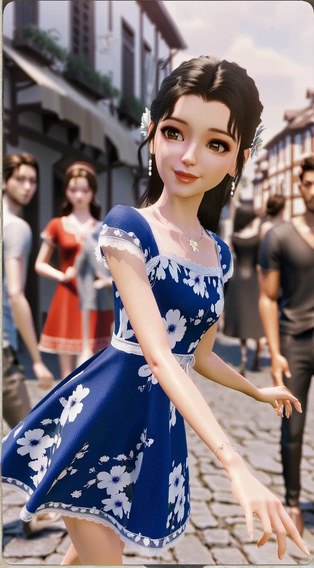 ai character: Annabelle  background