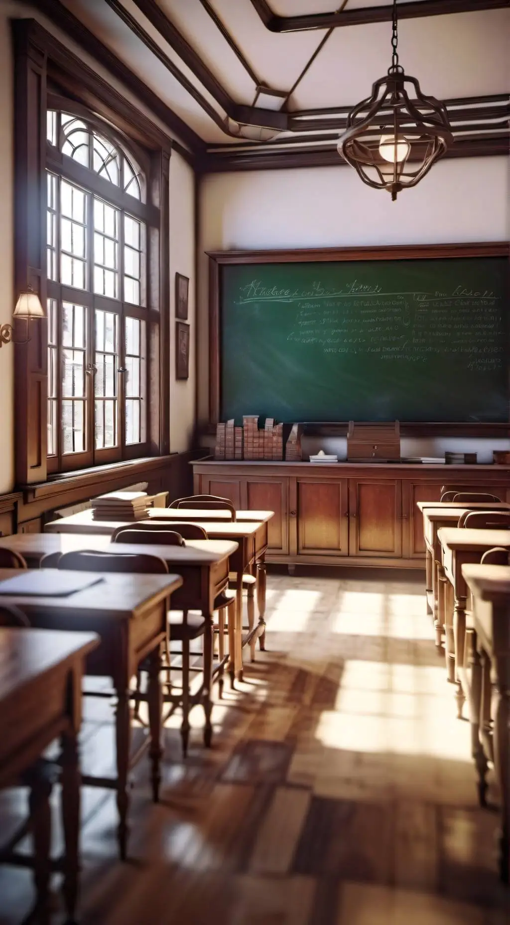 ai character: School background