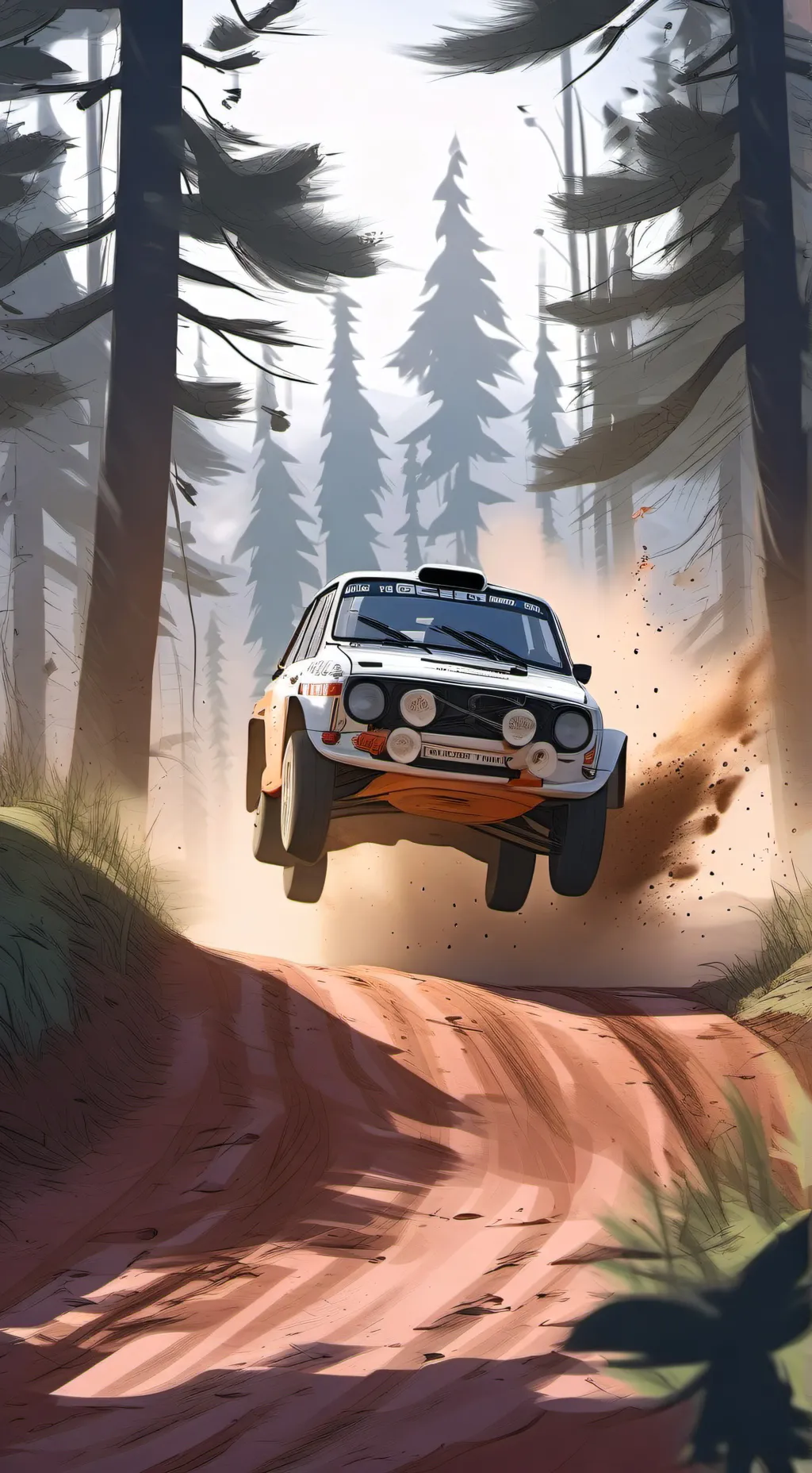 ai character: WRC 1980's - 2010 background