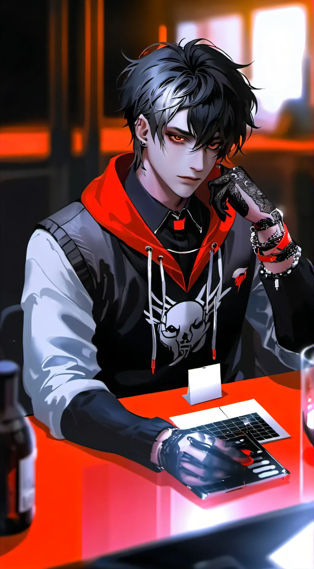 ai character: Hans background