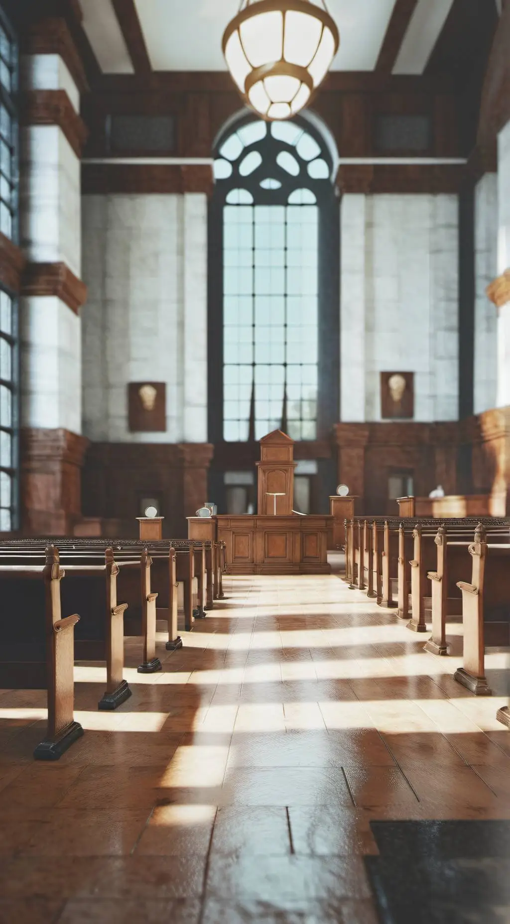 ai character: Court Trial background