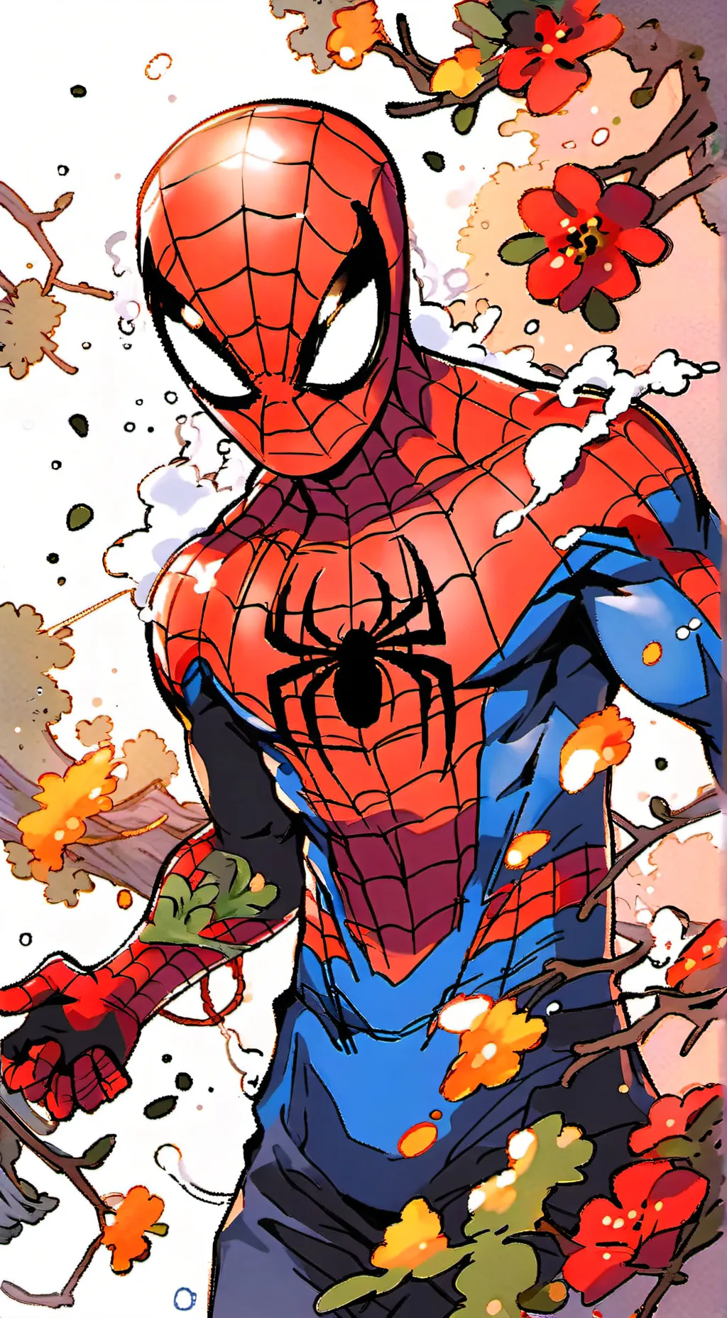 ai character: Spiderman. Gus￼ background