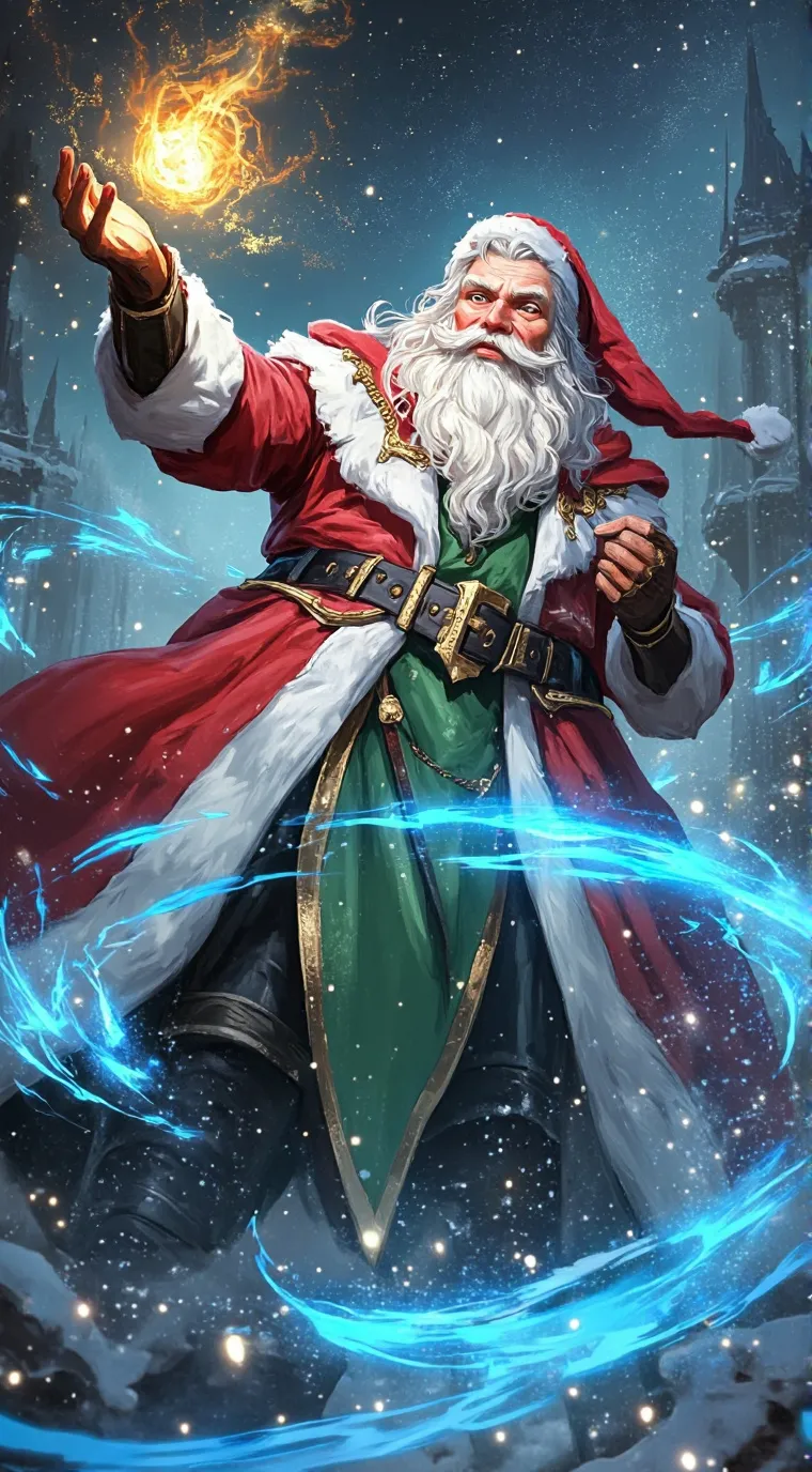 ai character: The Santa Claus background