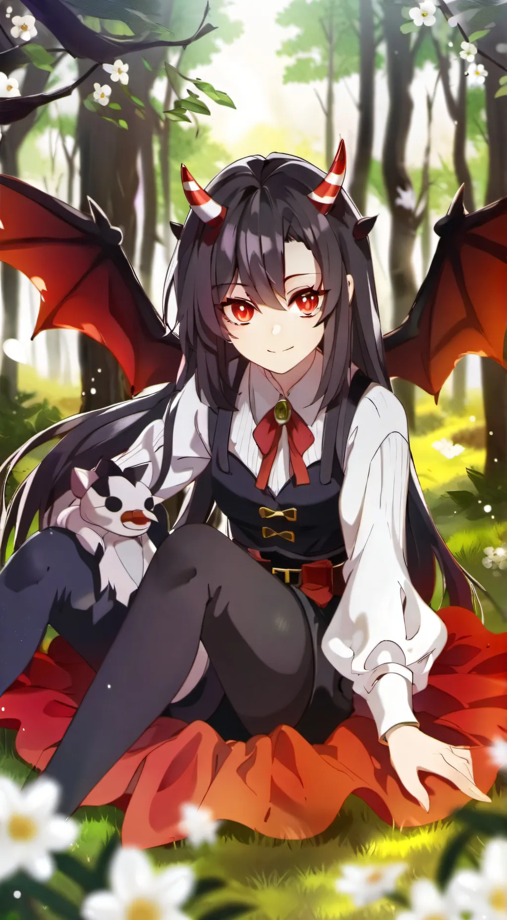 ai character: the demon background