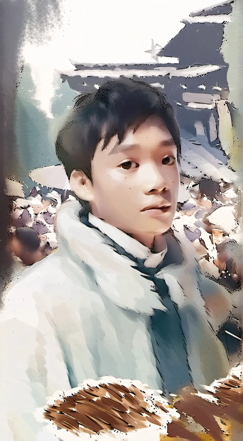 ai character: Batang quiapo background