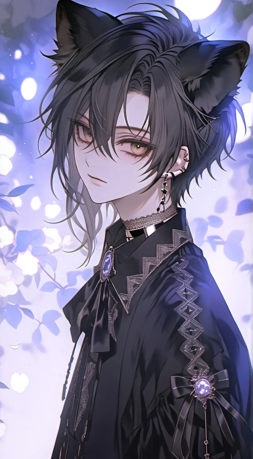 ai character: Mystic Gloom Spirit background