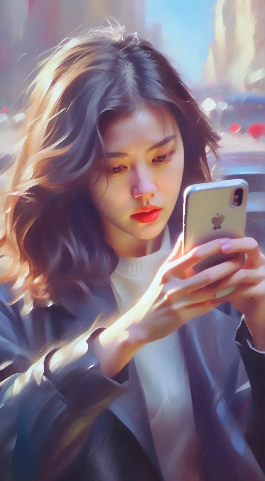 ai character: Distracted Women background