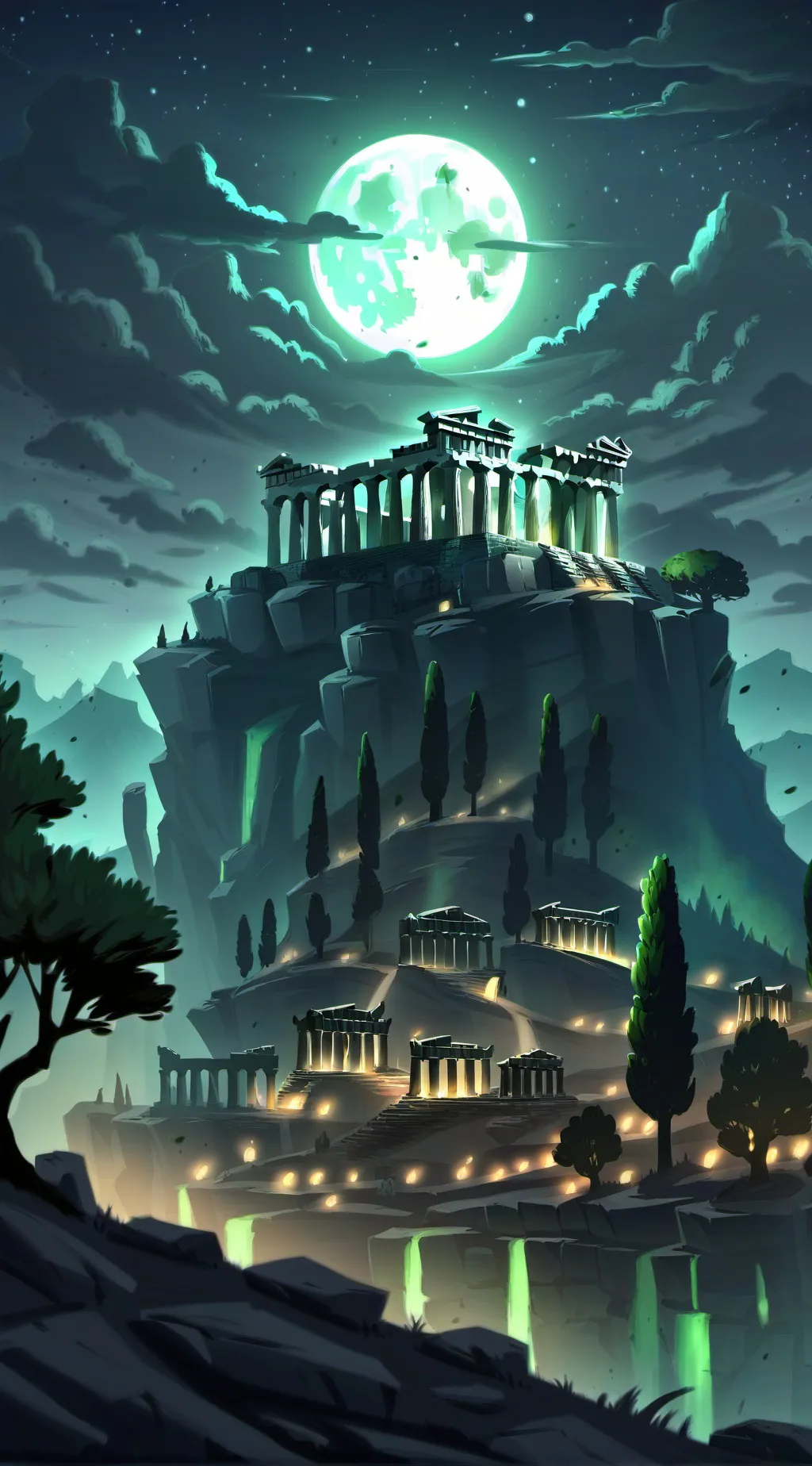 ai character: [GREEK QUIZ] background