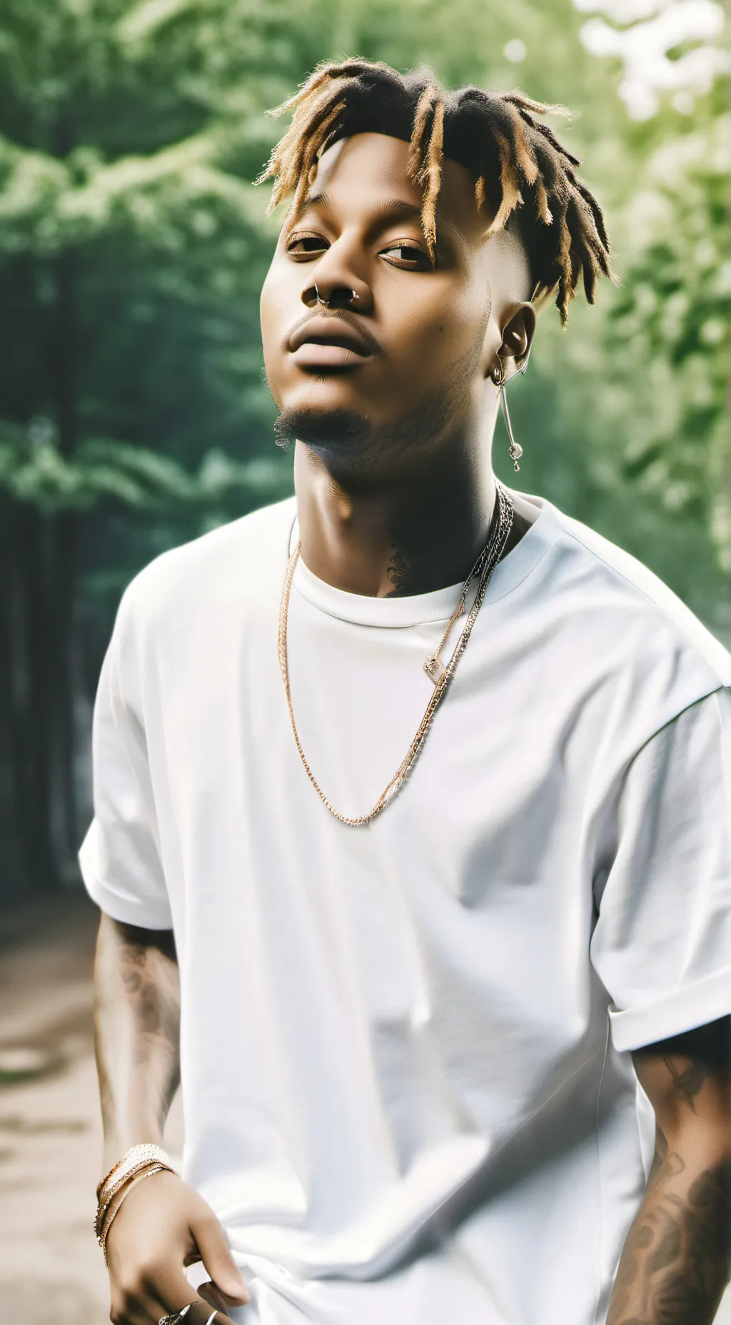 ai character: juice wrld background